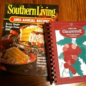 1 2002 southern living cook book, 1 thru the Grapevine finger Lakes Region cookb
